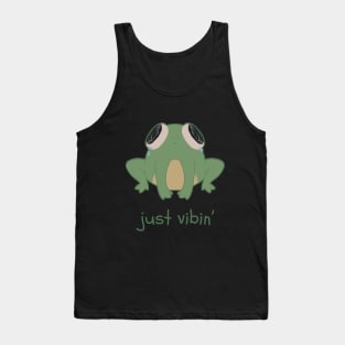 A sad frog vibin' Tank Top